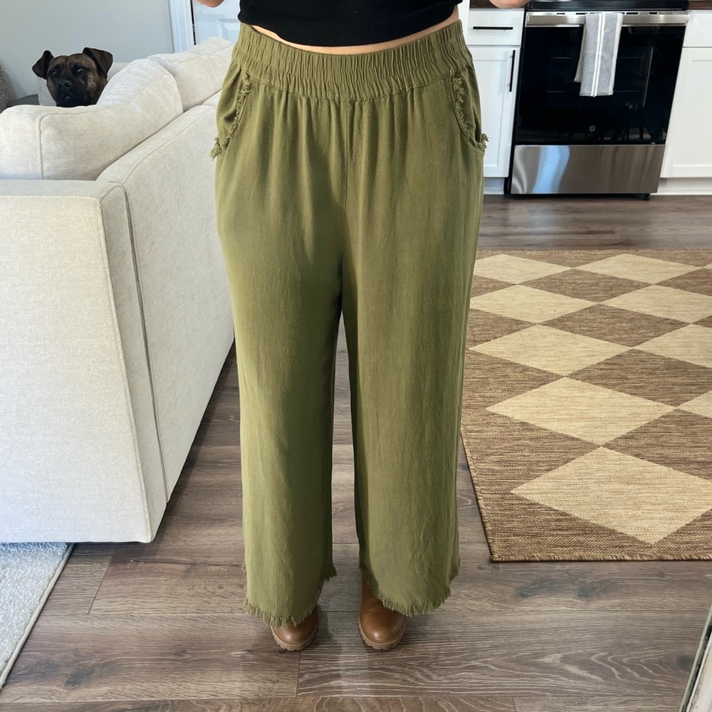 NWOT Umgee Boutique Wide Leg Pants